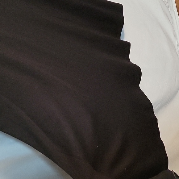 Quince Tencel Jersey Mini Swing Dress Medium Black or Olive Green - Picture 6 of 10